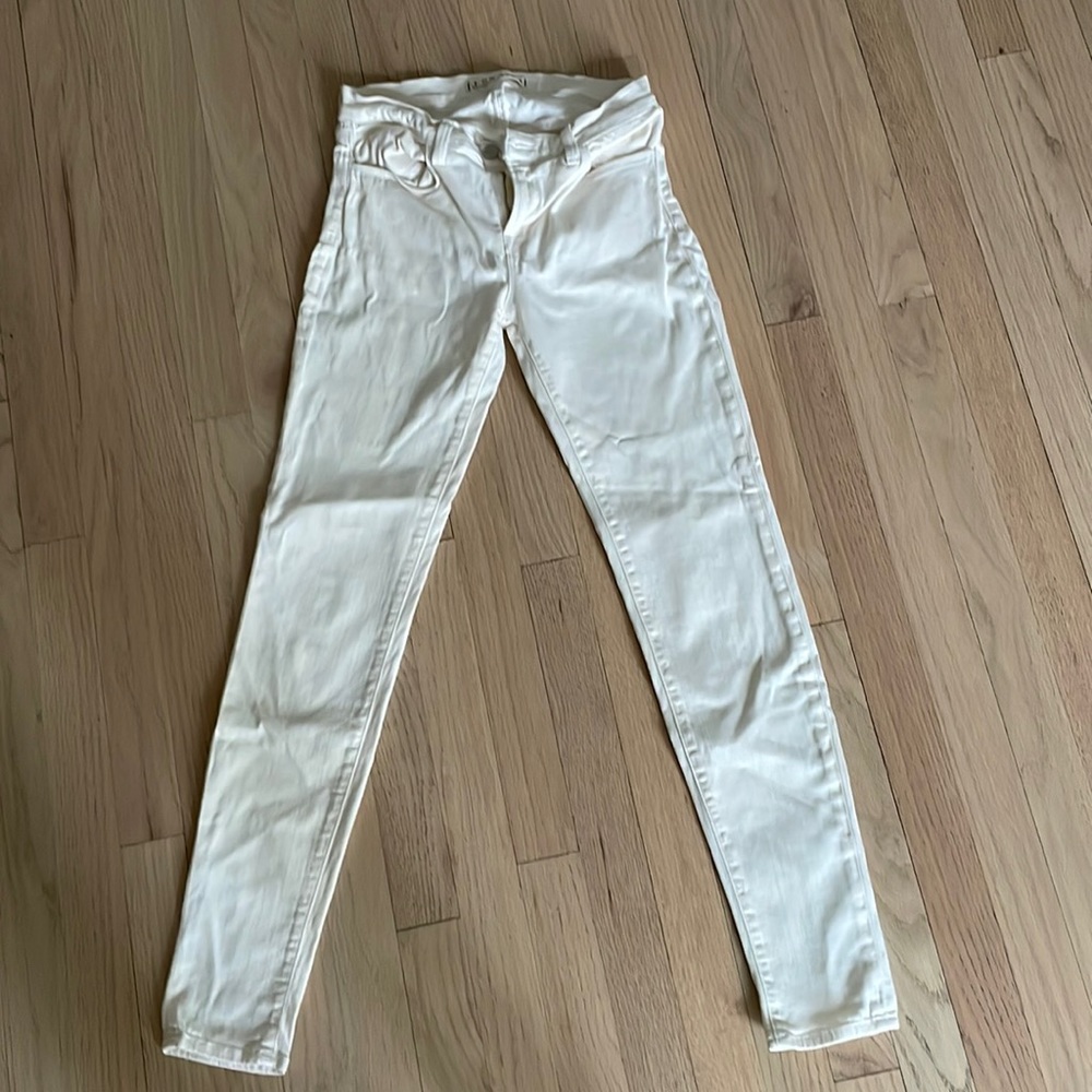 J brand Creamy white skinny jean